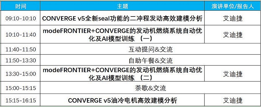 最新议程 | 2026年度艾迪捷CAE/MBD技术大会(图6) 最新议程 | 2026年度艾迪捷CAE/MBD技术大会(图6)